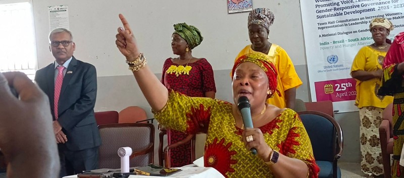 Townhall Engagement in Salala, Bong County under the IBSA Fund-supported project, “Women Legislators in Liberia: Advancing Leadership and Inclusive Governance -  25 April 2026